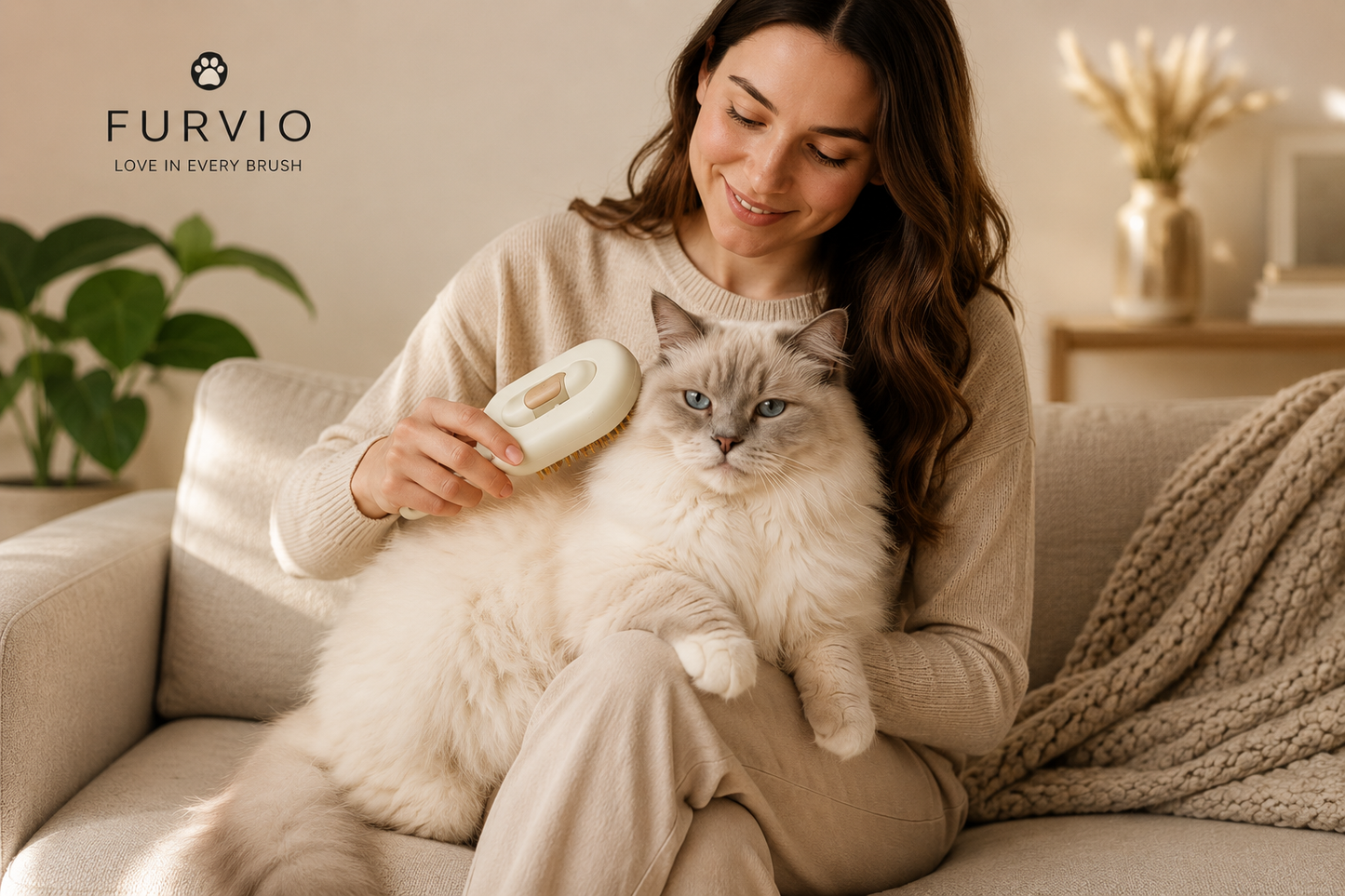Furvio™ FurCare Pro | Removes Loose Hair & Tangles
